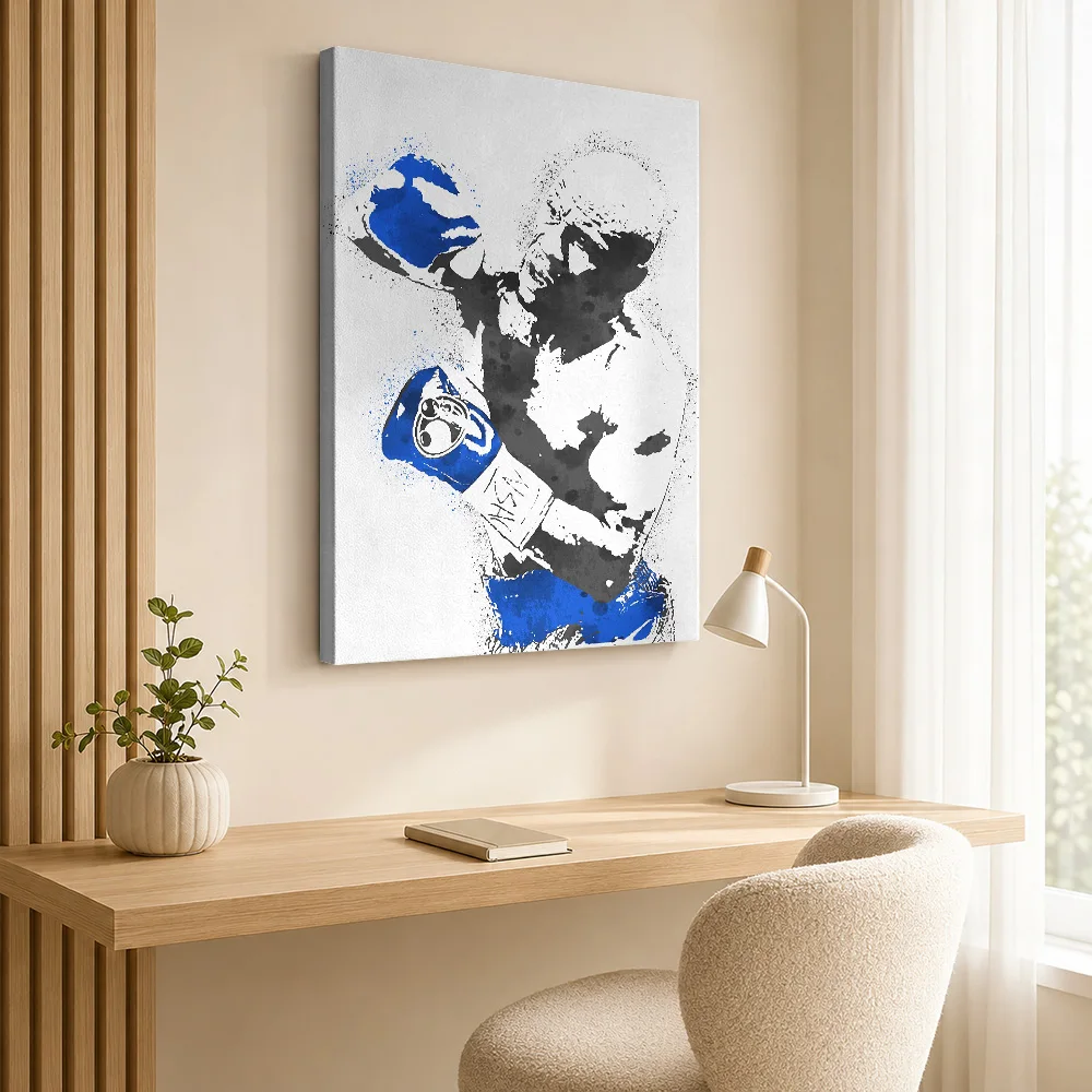 Floyd Mayweather Boxing Canvas Painting Poster Customized Photo Sports Portrait Canvas Wall Art for Office Decor Ready to Hang