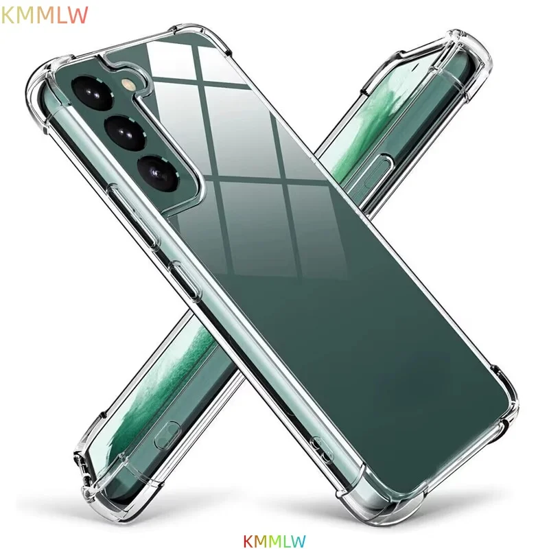 Shockproof Airbag TPU Case for Samsung Galaxy S26 S25 Edge S24 Ultra S23 FE S22 Plus S21 S20 Protective Cover Capa Fundas Coque