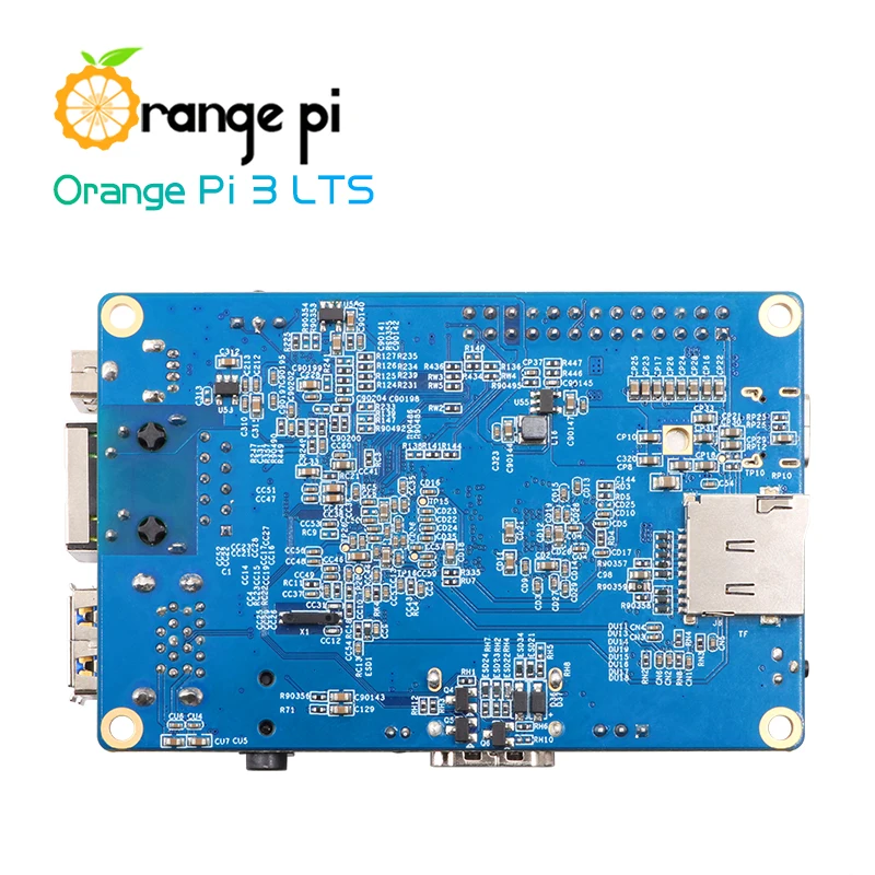 Orange Pi 3 LTS-Mini ordenador Original, dispositivo con 2G RAM, EMMC 8G, WIFI, BT5.0, Gigabit, 1,8 Ghz, AllWinner H6 SoC, Android 9,0, Ubuntu, Linux