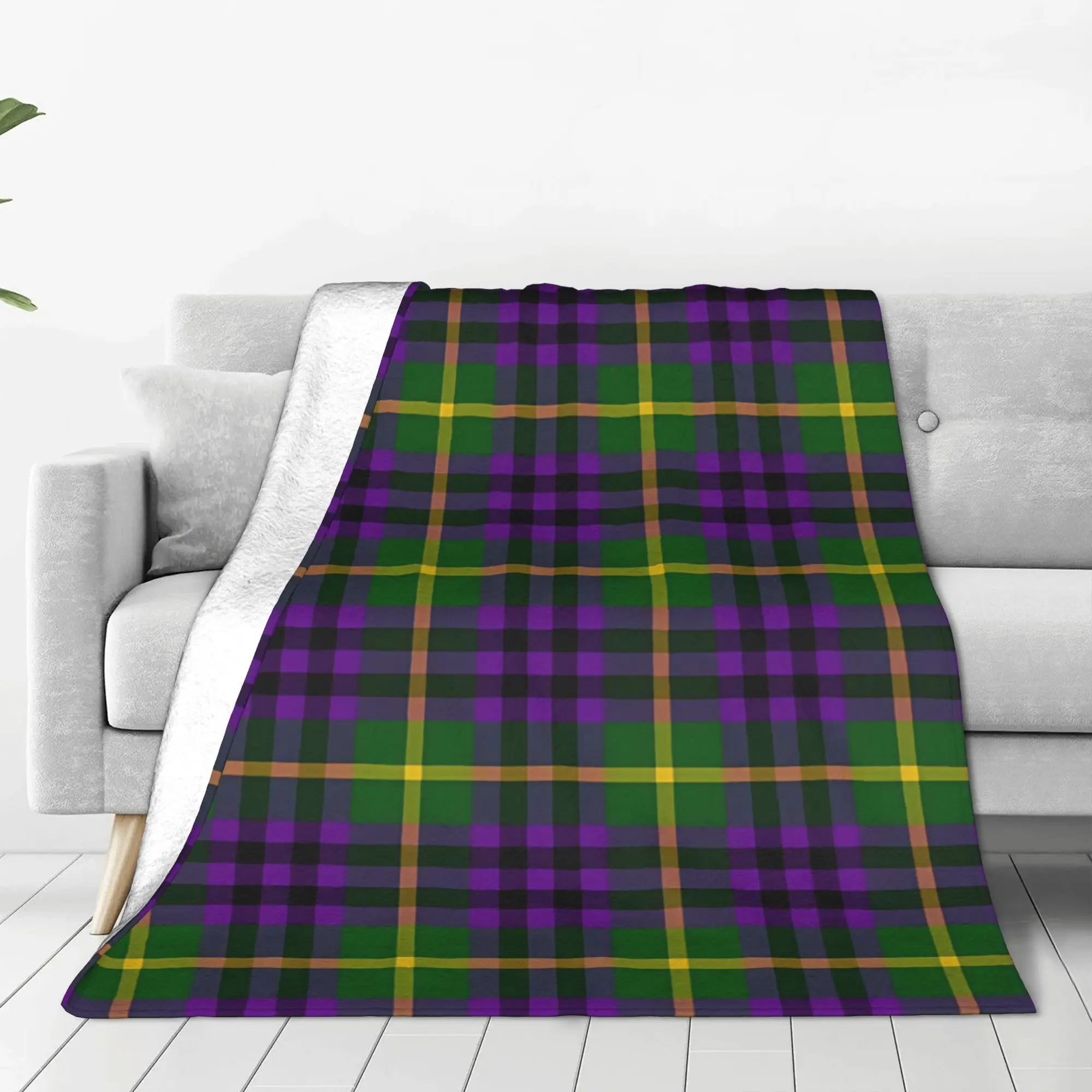 1PC Home Cute Room Decor Austin Tartan Blanket Throw Blanket Scots Style Novelty Warm Blanket All Season
