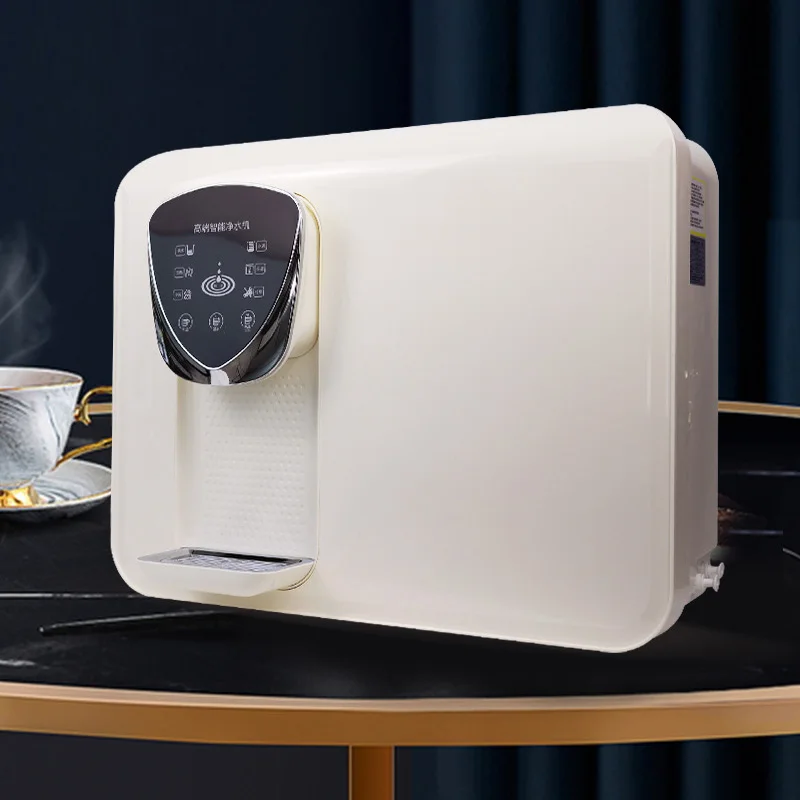 Purificador de agua, máquina todo en uno de calefacción por voz doméstica, máquina de beber directa de doble salida con filtración de ósmosis inversa RO
