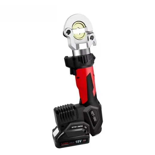 HEWLEE HZT-300 Rechargeable Electric Hydraulic Pliers for Tong Copper Aluminum Terminal 10-300mm2