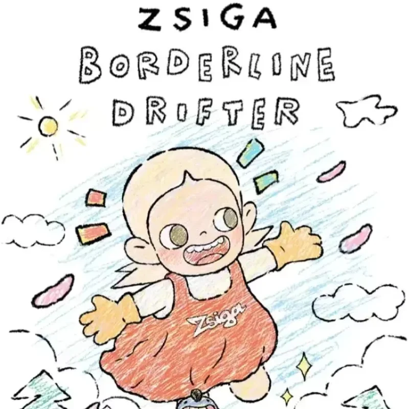 

POP MART Zsiga Borderline Drifter Series слепая коробка Guess Bag украшение для рабочего стола милая модель подарок девушке слепая сумка игрушки аниме фигурка