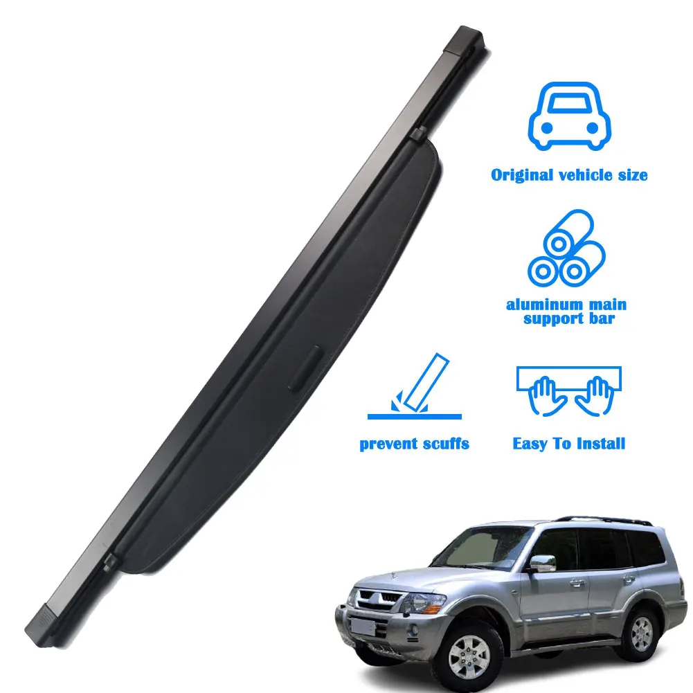 Retractable Car Rear Parcel Shelf Cargo Cover For Mitsubishi  Pajero Sport 2016-2019