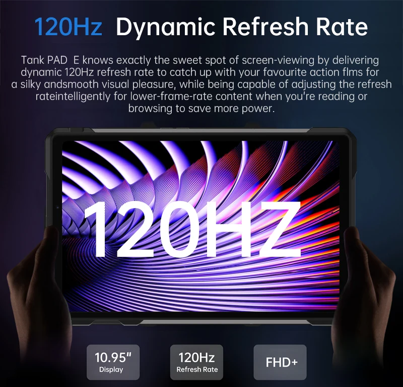 8849 TANK PAD E Unihertz Rugged Projector Tablet Android 15 Smartphone 10.95 inch 120Hz 24GB 512G 21000mAh 50MP 66W Phone Tablet