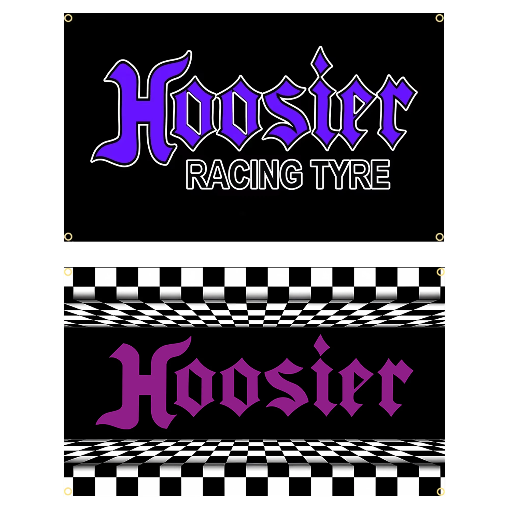 Hoosier Racing Tire Flag Polyester Printed 60x90cm 90x150cm Racing Car Banner for Decor