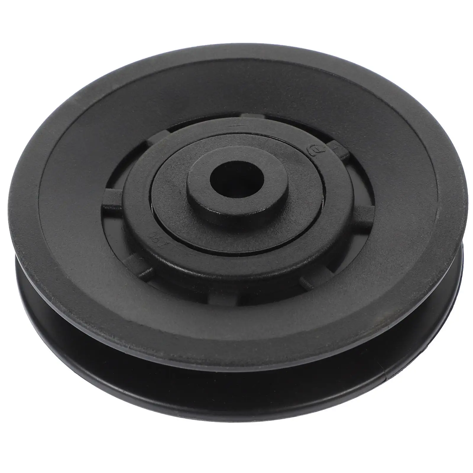 

90 Mm Belt Chain Pulley Wheel Garage Door Cable Bearing Machine Black Exercise Fixed Elderly