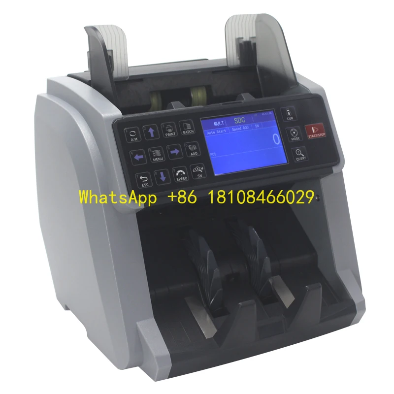 

Value Counter Money Detector Intelligent Bill Counter With Image Sensor Money Counter XD-6000 2 CIS Multi Currency