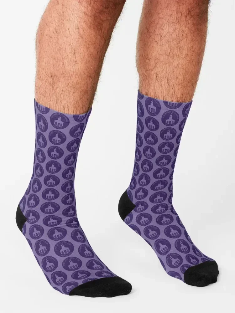 Amherst College Socks snow FASHION anime christmass gift Designer Man Socks Women's