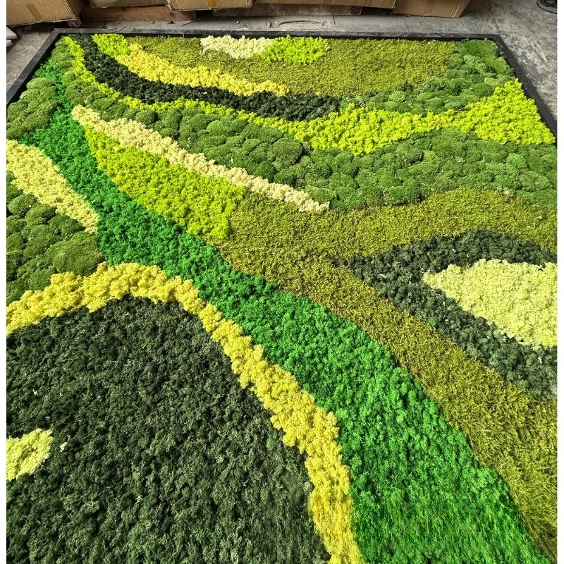 Simulation plant immortal flower, indoor landscape decoration, wall-mounted decoration green plant wall