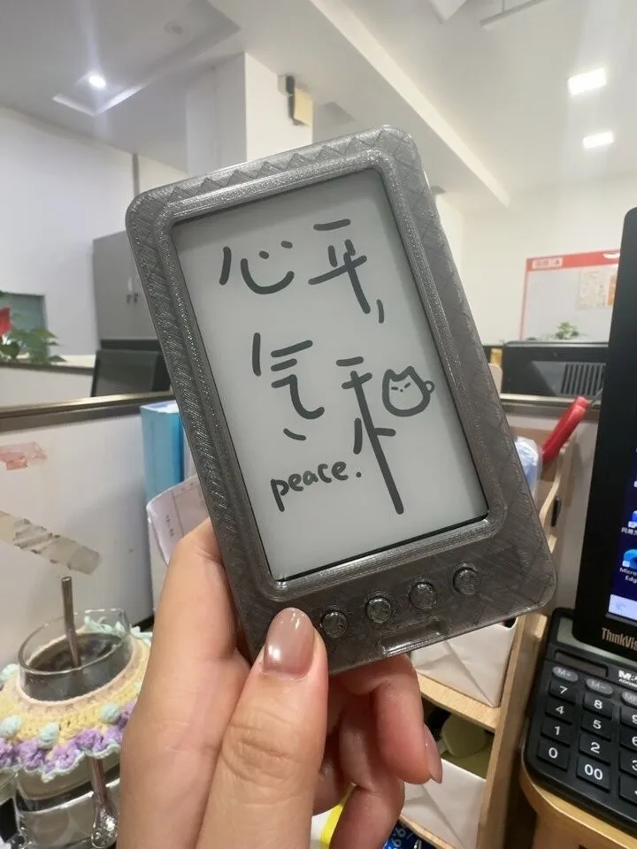 Mdc for XTEINK Case X4 X3 E-Ink Reader Magnetic Protective Case Business Badge Shape Full Coverage Shockproof Case Custom Gifts