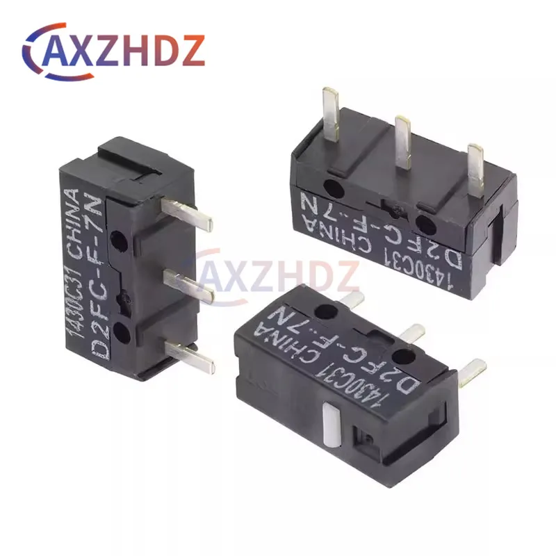 5PCS Neue Authentische Maus Micro Schalter D2FC-F-7N Maus Taste Fressen D2FC-E-7N D2FC