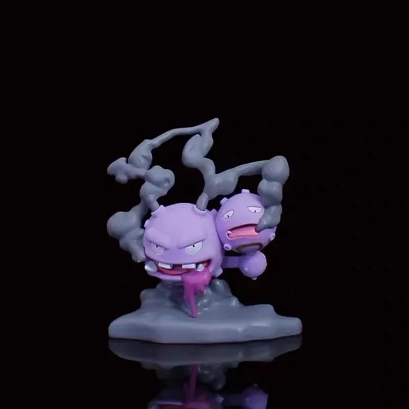 New Style Pokemon Figures Classic Kawaii Koffing 8cm Evolve Weezing Model  Anime Collection Exquisite Perfect Gift 12cm