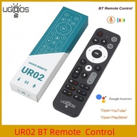 UGOOS UR02 BT Remote Control Voice Control Replacement for Ugoos TOX1 TOX3 TOX4 AM8 PRO AM6B PLUS X4 X4Q Cube Pro Extra TV Box