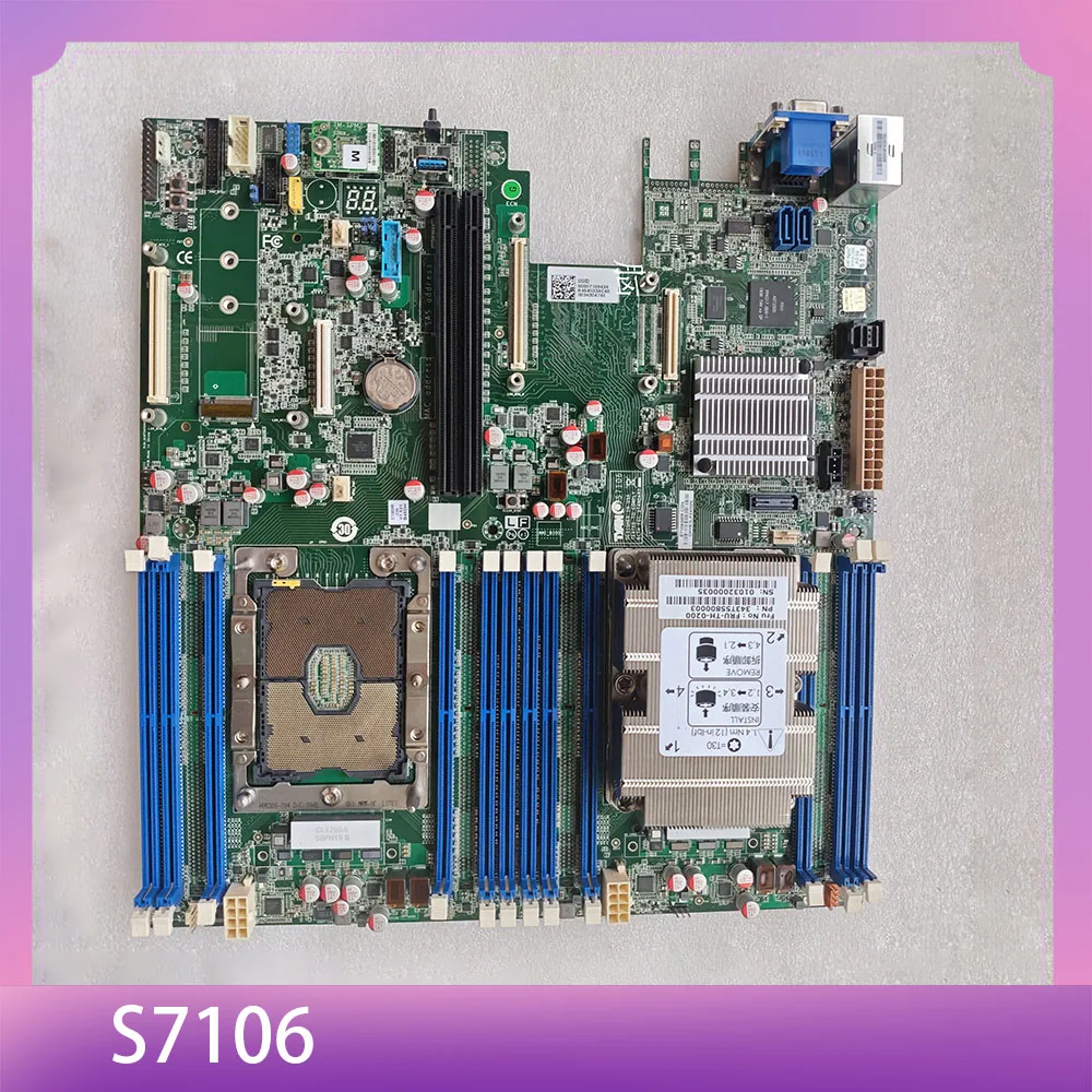 

S7106 server NVME motherboard supports U.2 hard drive S7106GMR CGN motherboard