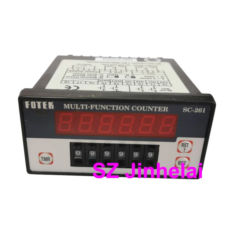 

Authentic Original FOTEK Safe Stable High Accuracy Automatic Reset Multi-function Counting Relay Counter SC-260 SC-261 SC-262