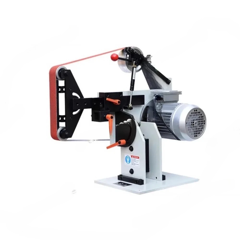 

Новый промышленный полировщик, вертикальная ленточная шлифовальная машина, настольная горизонтальная шлифовальная машина с бесступенчатым контролем скорости, шлифовка дерева, металла, полировка