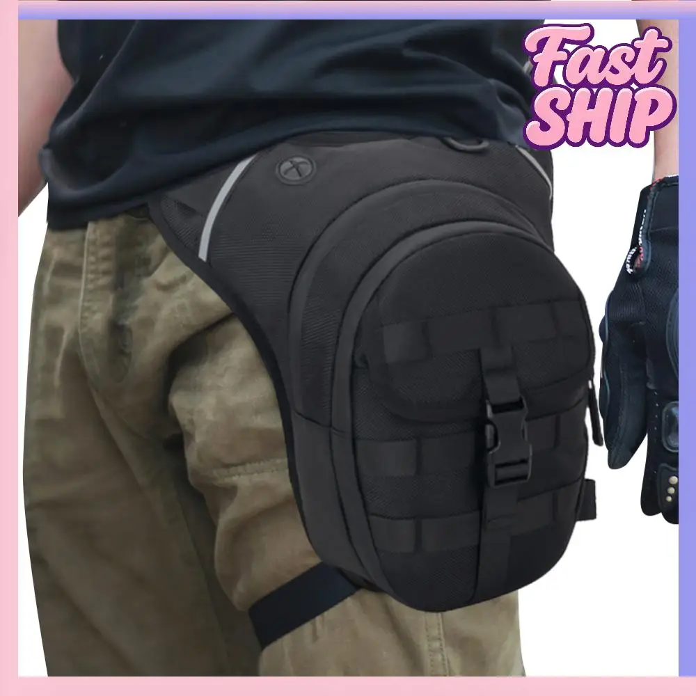 

Motorcycle Drop Leg Bag Hip Bum Ride Bag Large Capacity Motorbike Riding Chest Bag Multi-Function Breathable for Outdoor Travel
