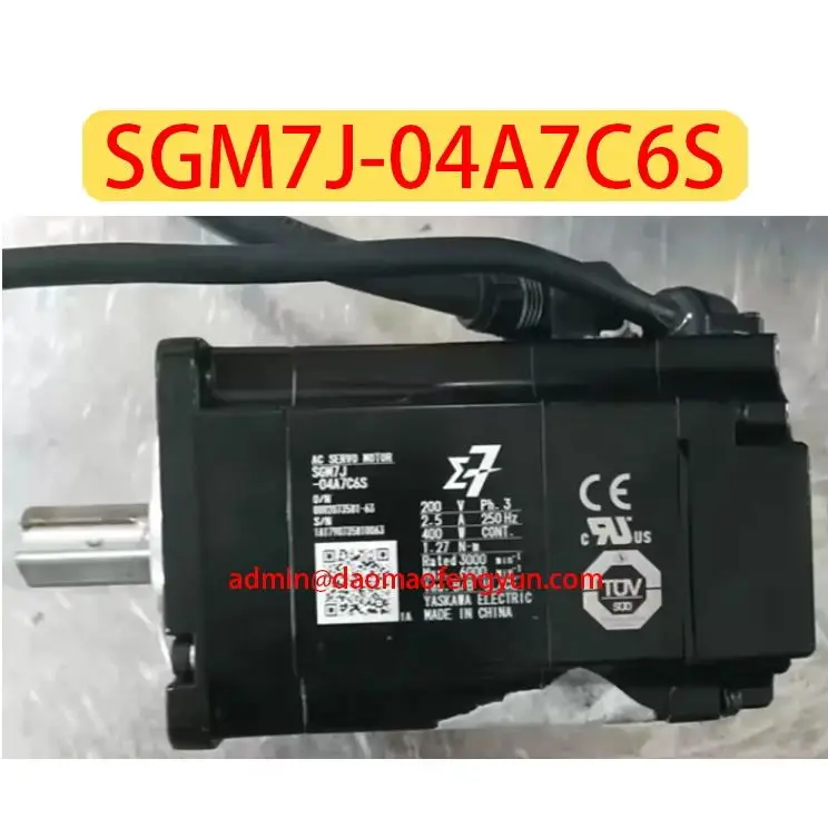 Original Genuine SGM7J-04A7C6S Used Servo Motor，Fast shipping，SGM7J 04A7C6S