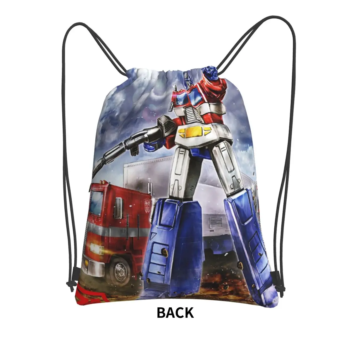 Transformers Autobots Portable Backpacks Drawstring Bag Drawstring Bundle Pocket Storage Bags For Travel Sport Man Woman