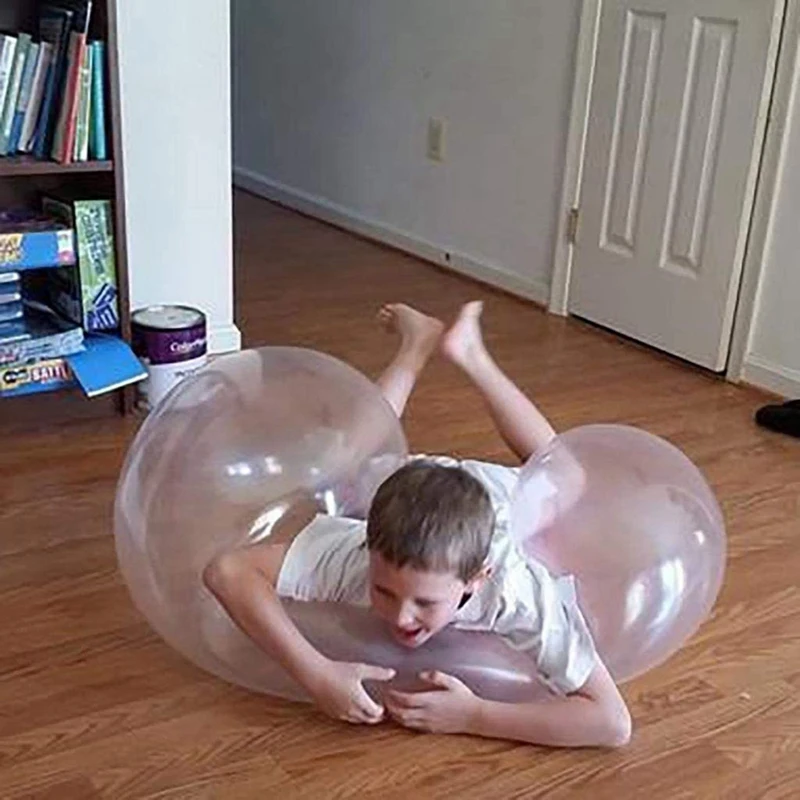 3 แพ็คน้ําลูกบอลสําหรับเด็ก 120 ซม.ยักษ์ Bubble Ball ลูกบอลน้ําทําให้พองสําหรับเด็กปาร์ตี้กลางแจ้งเกม Great ของขวัญ