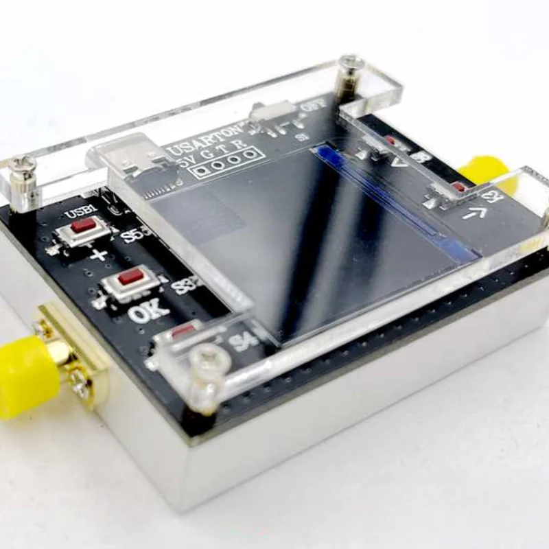 TYPE-C Type 6G Digital Programmable RF Attenuator 30DB TFT Display CNC Case Support Communication