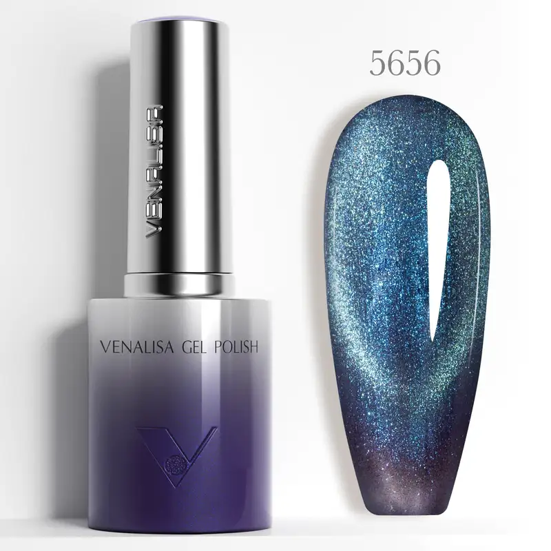 1pc Venalisa 10ml Nail Gel Polish Round Brush HEMA FREE TPO FREE Soak Off Sparkle Cat Eye Gel Lacquer Soft Texture Gel Varnish - Image 12