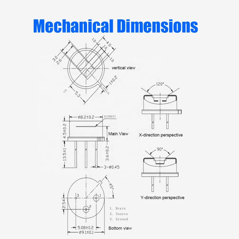 50PCS EMI Anti-Interference BL-RD-N1331S PIR SENSOR Best For Intelligent Toy