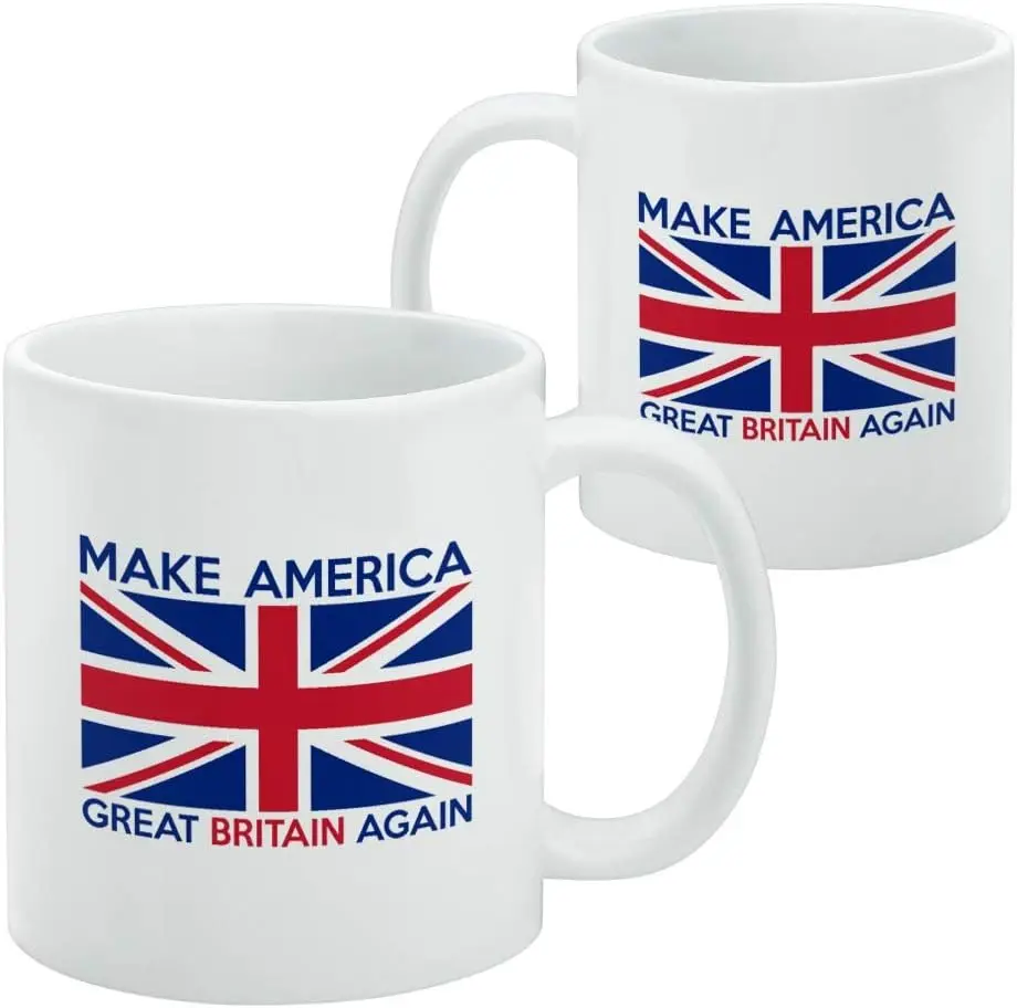 GRAPHICS & MORE Make America Great Britain Again Anti Trump Funny Ceramic Coffee Mug, Novelty Gift Mugs for Coffee, Tea and