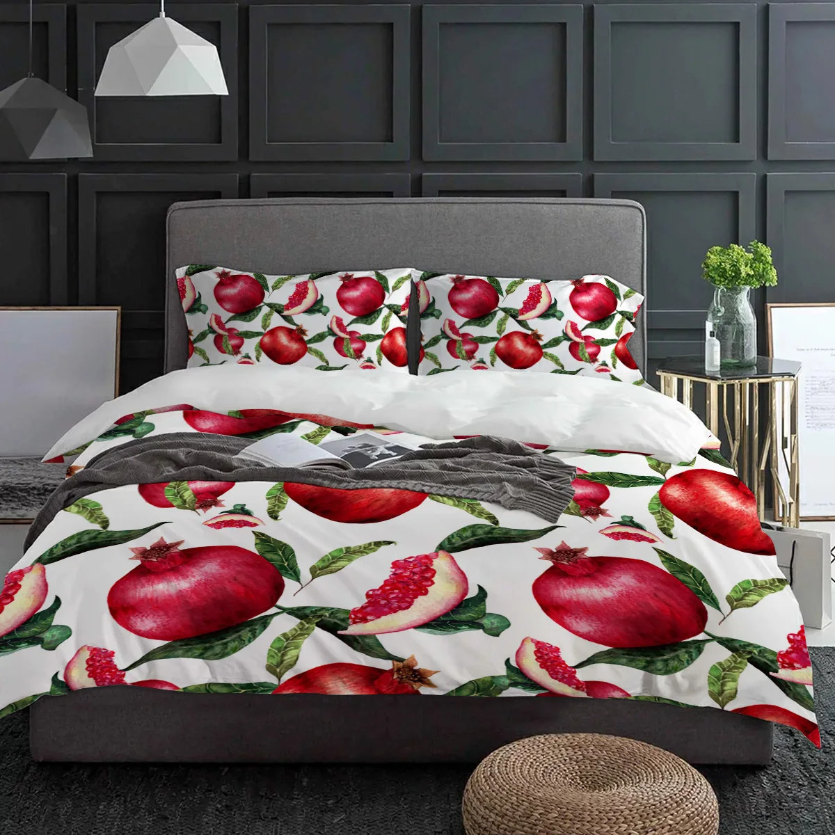 Summer Fruit Red Pomegranate G - Home Textiles Bedding recension och pris