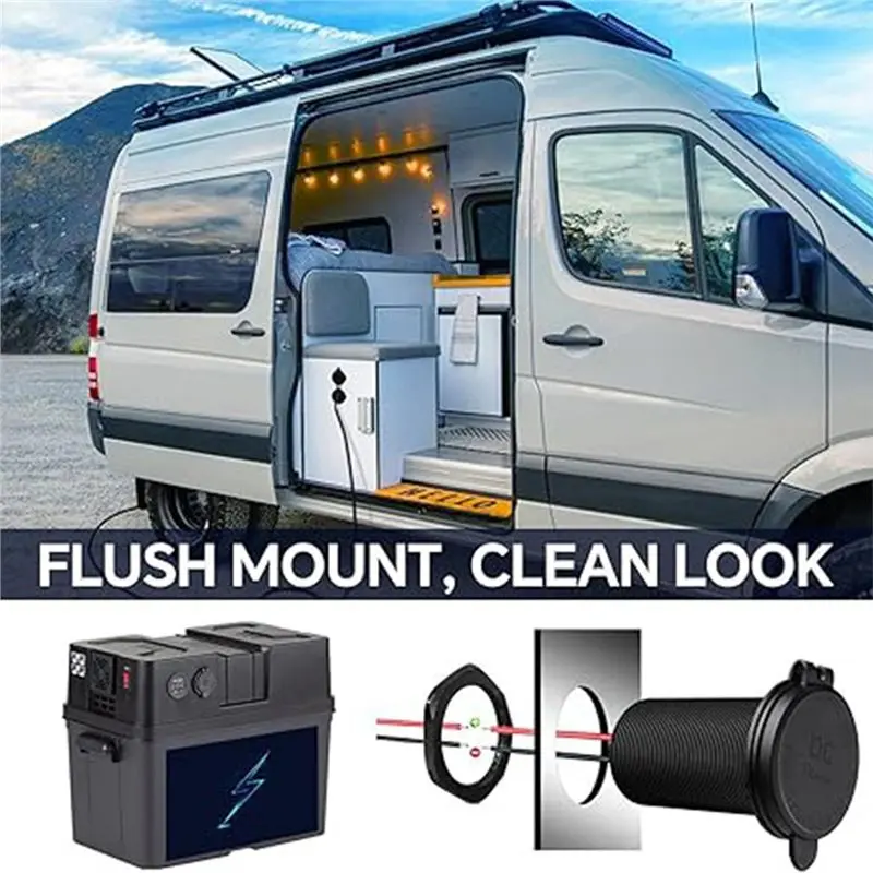 For Starlink Mini 12V/24V To 30V Power Supply Accessories For RV Boat- Retail Boost Adapter Recessed Mount Limited Time Offer