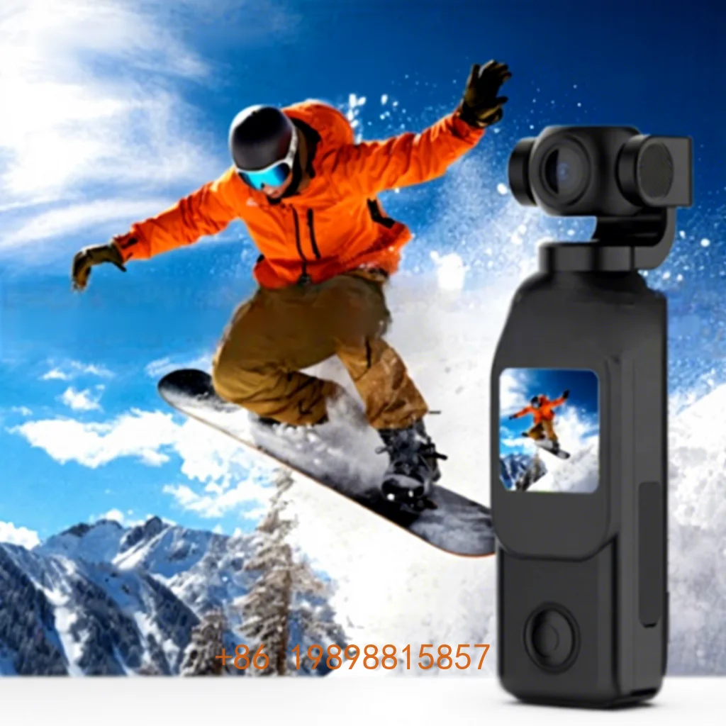 New 4K IP67 Waterproof Outdoor Sports Handheld Camera 270 Degree Free Rotation Lens Touch Screen WiFi 64GB Built-in Memory TF