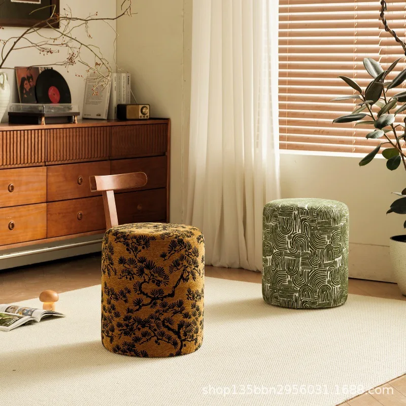 Creative Homely Stools Fashionable Elegant Kinds Much Ottomans Minimalist Artistic Living Room Furniture Le Tabouret XYDZ
