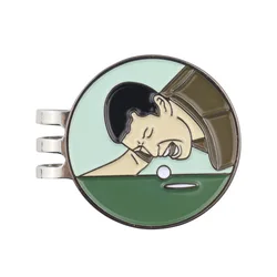 Happy Gilmore Golf Ball Marker Hat Clip with Enamel Magnetic  Golf Accessories ball marker golf