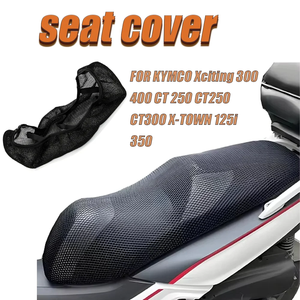 For KYMCO Xciting 300 400 CT 250 CT250 CT300 X-TOWN 125i 350 Motorcycle Accessories  Seat  Cushion Anti-Slip Seat Cover