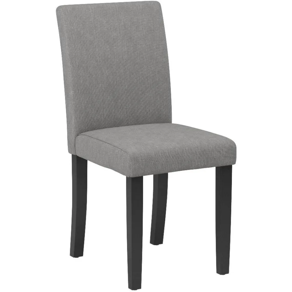 Dining Chairs Urban Style Fabric Parson Chairs Kitchen Living Room Armless Side Chair with Solid Wood Legs Set of 4  furniture