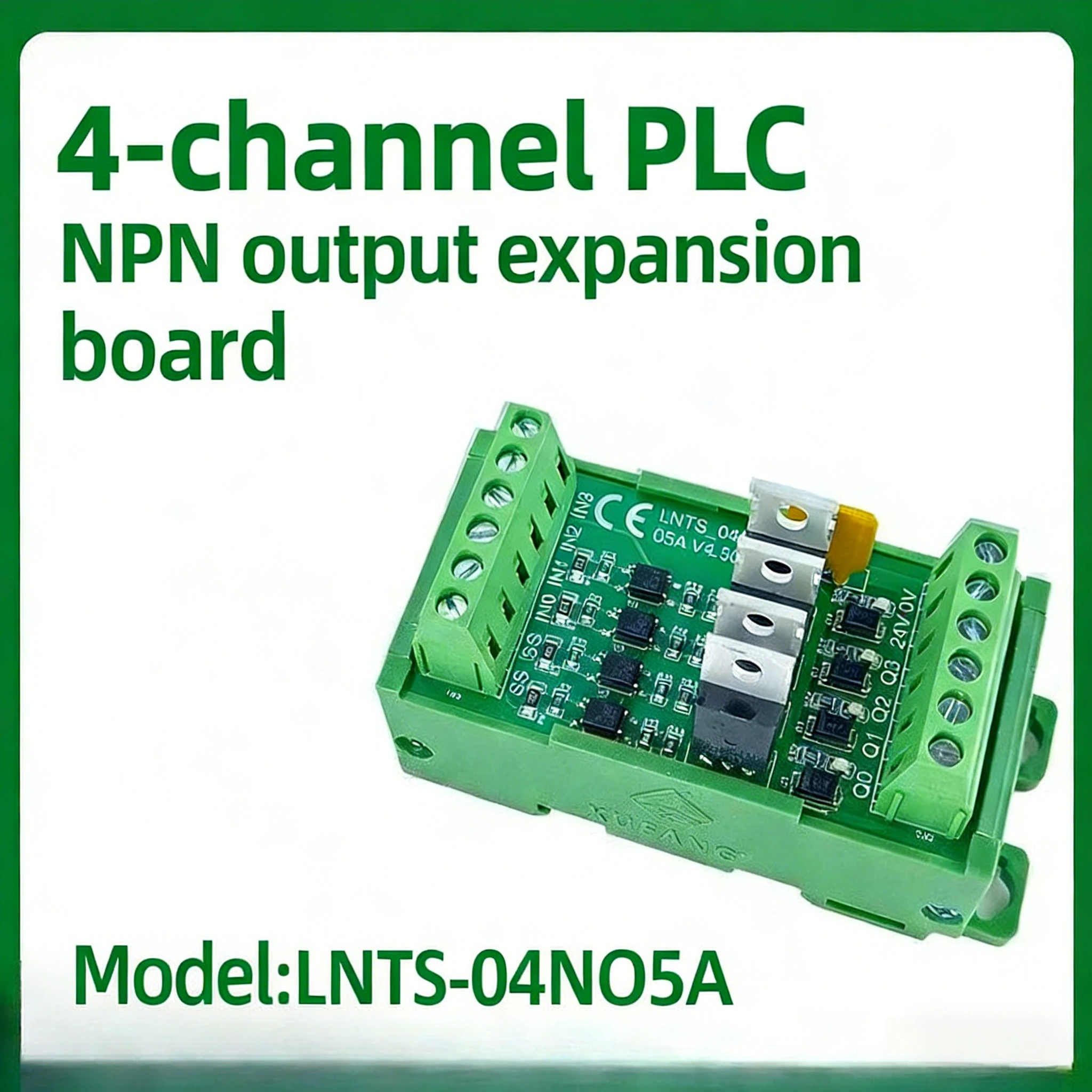 

4 Channel PLC DC Amplifier Board 5A 12/24V Transistor Output Module Universal PLC Controller