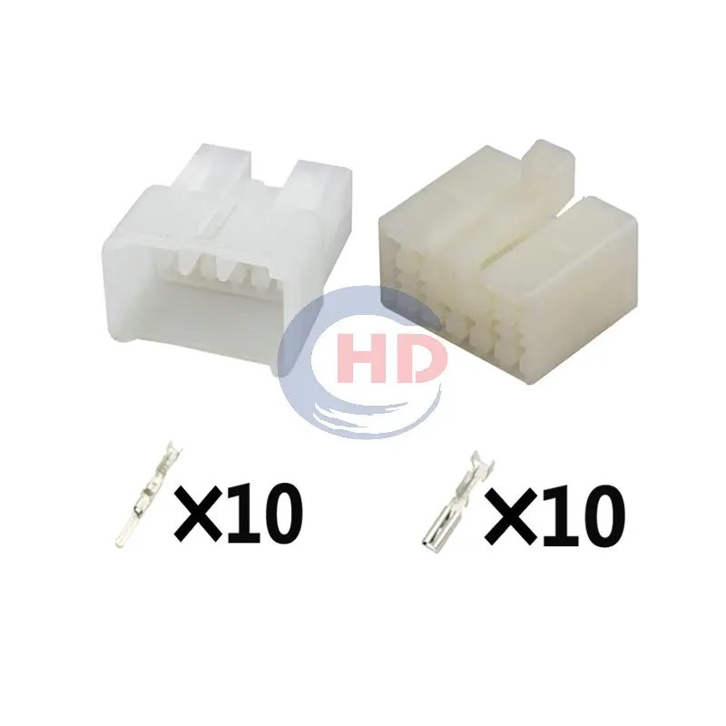 

1-20 sets 10 Pin ISO Car Audio Stereo Adapter Wiring Harness Connector MG620055 MG610056