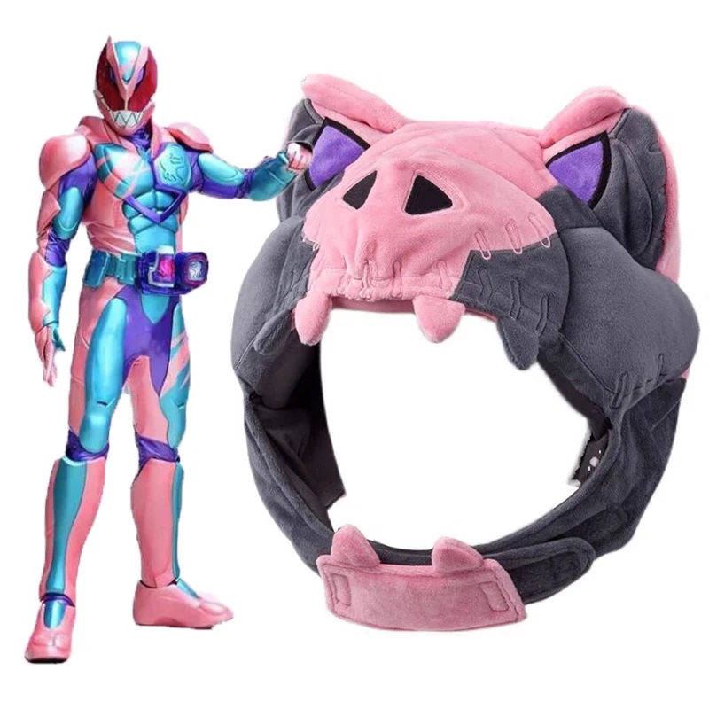 

Kamen Rider Masked Rider KAMEN RIDER REVICE Cosplay Headgear Helmet Plush Doll Toy Halloween Masquerade Props Xmas Gift