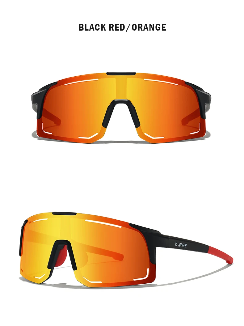 KAROS Ultraleichte, polarisierte UV400-Linse, Sportbrille, Laufen, Fahren, Allwetter, mit Box – Detail 10