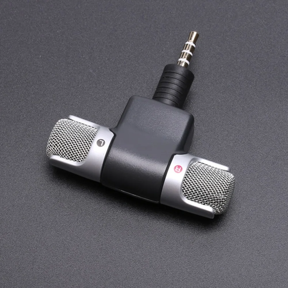 Mini 3.5mm Jack Microphone Stereo Mic For Recording Mobile Phone Studio Interview Microphone For Smartphone image 3