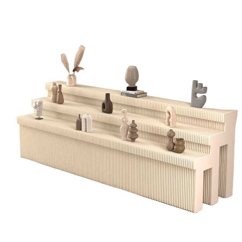 

Long ladder floor-to-ceiling paper Zhongdao exhibition stand display stand display cabinet rack multi-functional foldable mobile