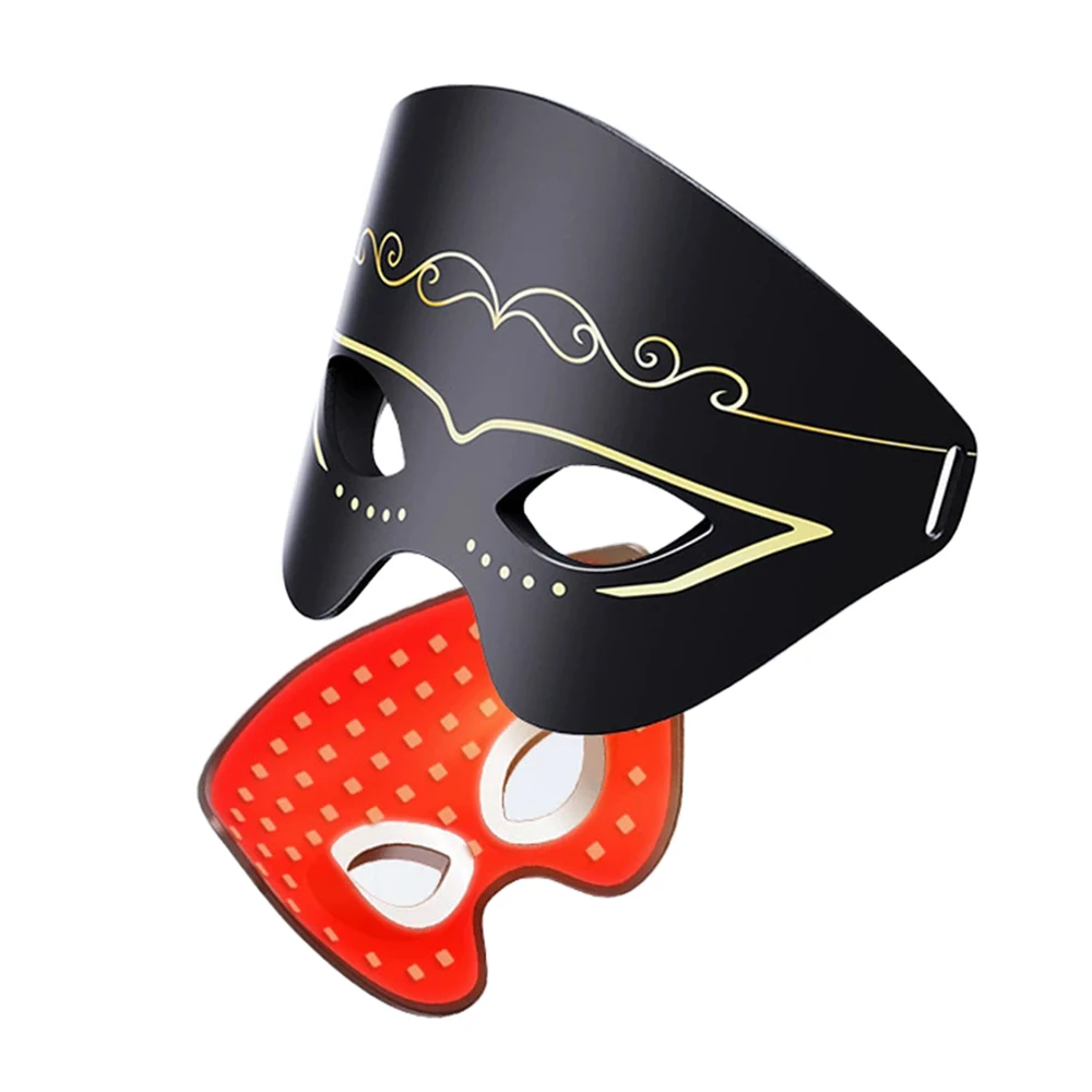 LED アイマスク温湿布赤外線光療法 4 モードの抗しわ肌の若返りホームビューティー