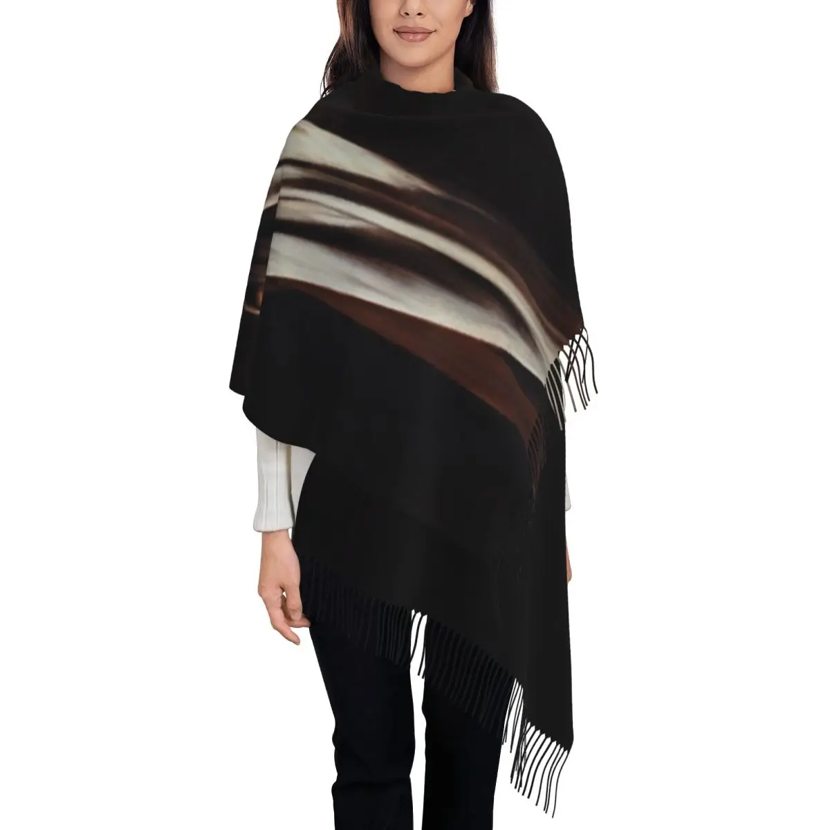 Письмо Saint Jerome - Michelangelo Merisi Da Caravaggio 72x197см Шаль Шарф с кисточками