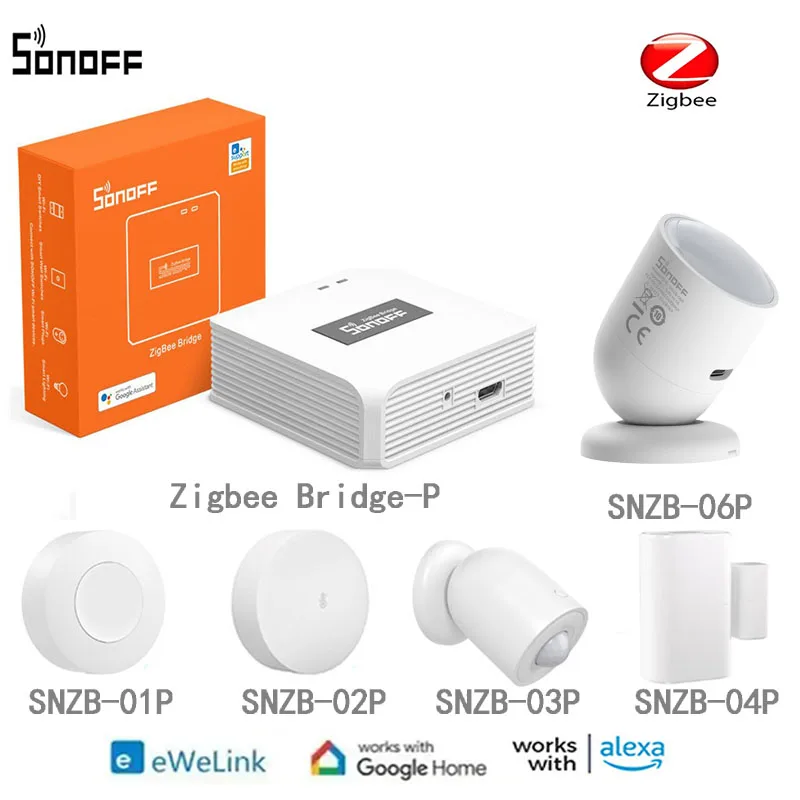 Sonoff ZigBee 3.0 Series Multi Purpose Gateway Intelligent WiFi Remote Door and Window Temperature and Humidity Sensing