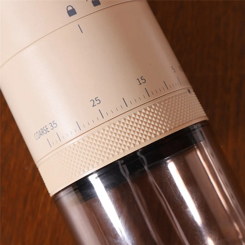 

A98I-Portable Coffee Grinder Electric Burr Coffee Grinder With Adjustable Grind Settings For Traveling Camping Office A