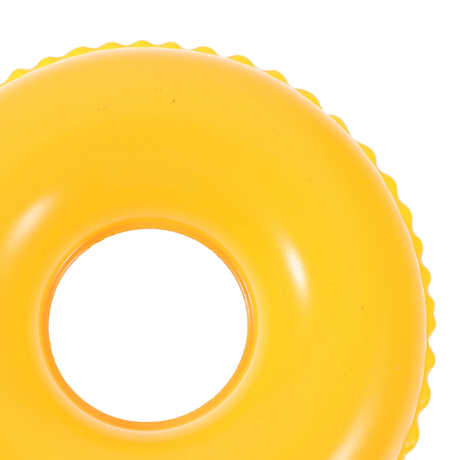 10 Pcs Mini Swimming Ring Ornaments Donut Kids Toys Decorations Rings Miniature Inflatables Plastic Pool Party