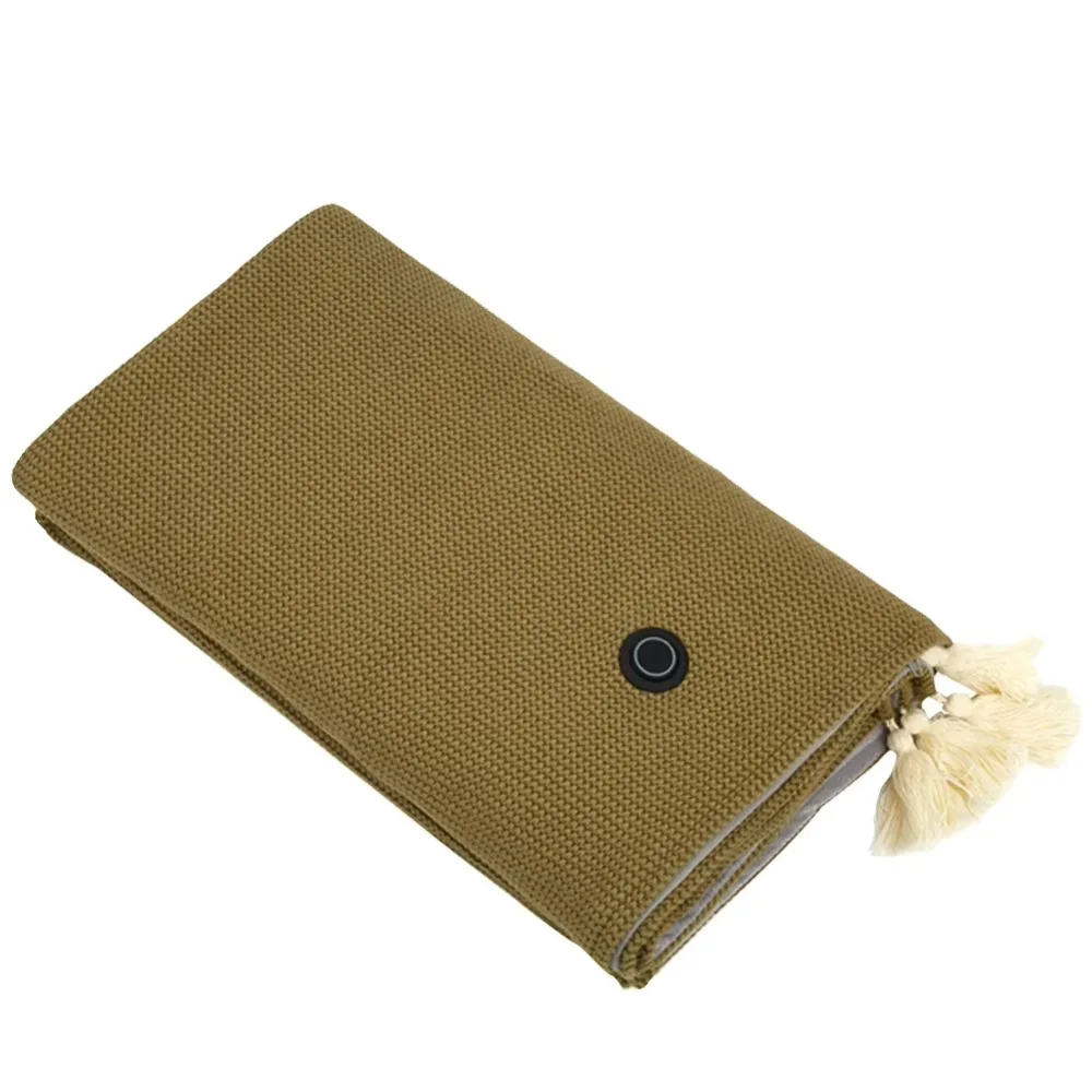 

Wearable Electric Heated Blanket Zipper Closure Adjustment USB Heated Shawl 3 Heating Levels Washable Heating Large Shawl Travel