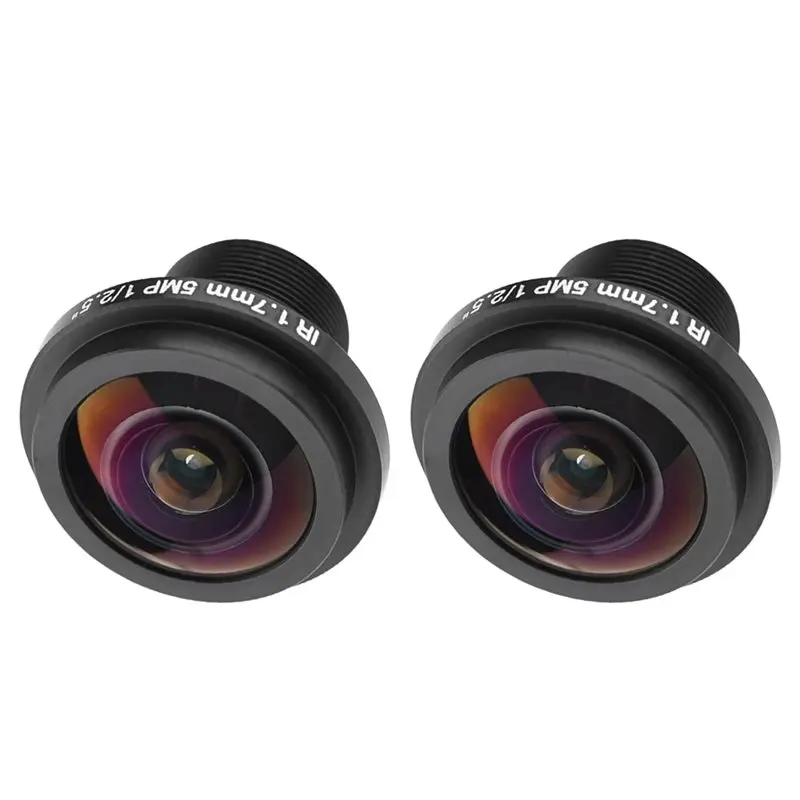 Y43A-CCTV For Fisheye Security Camera 5MP HD Lens 185 Degree 17Mm Length High Definition Surveillance For CCTV Systems