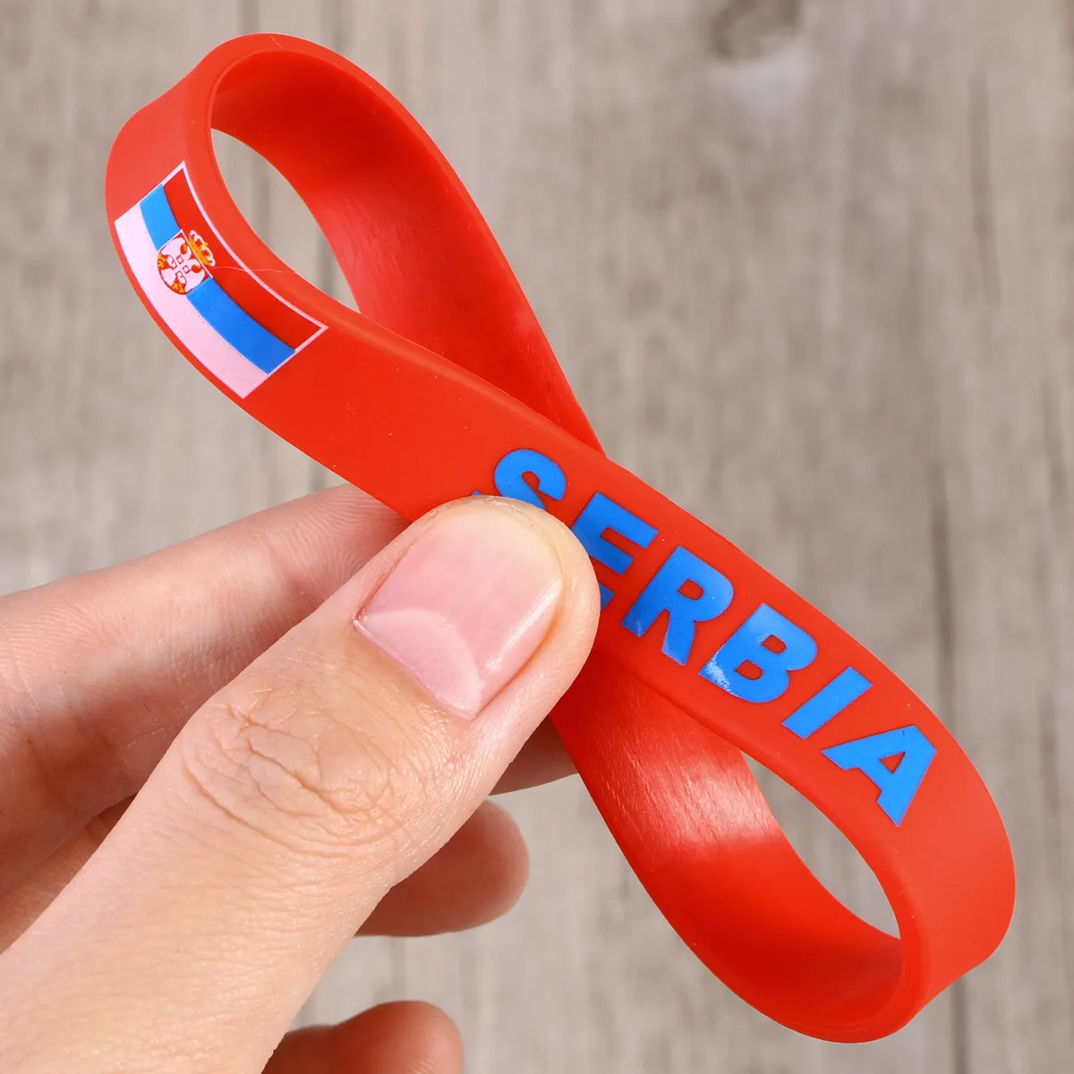 

6Pcs Country Wristband Silicone Football Match Fan Bracelet One Size Fits Most Cheer for Your Nation Comfortable